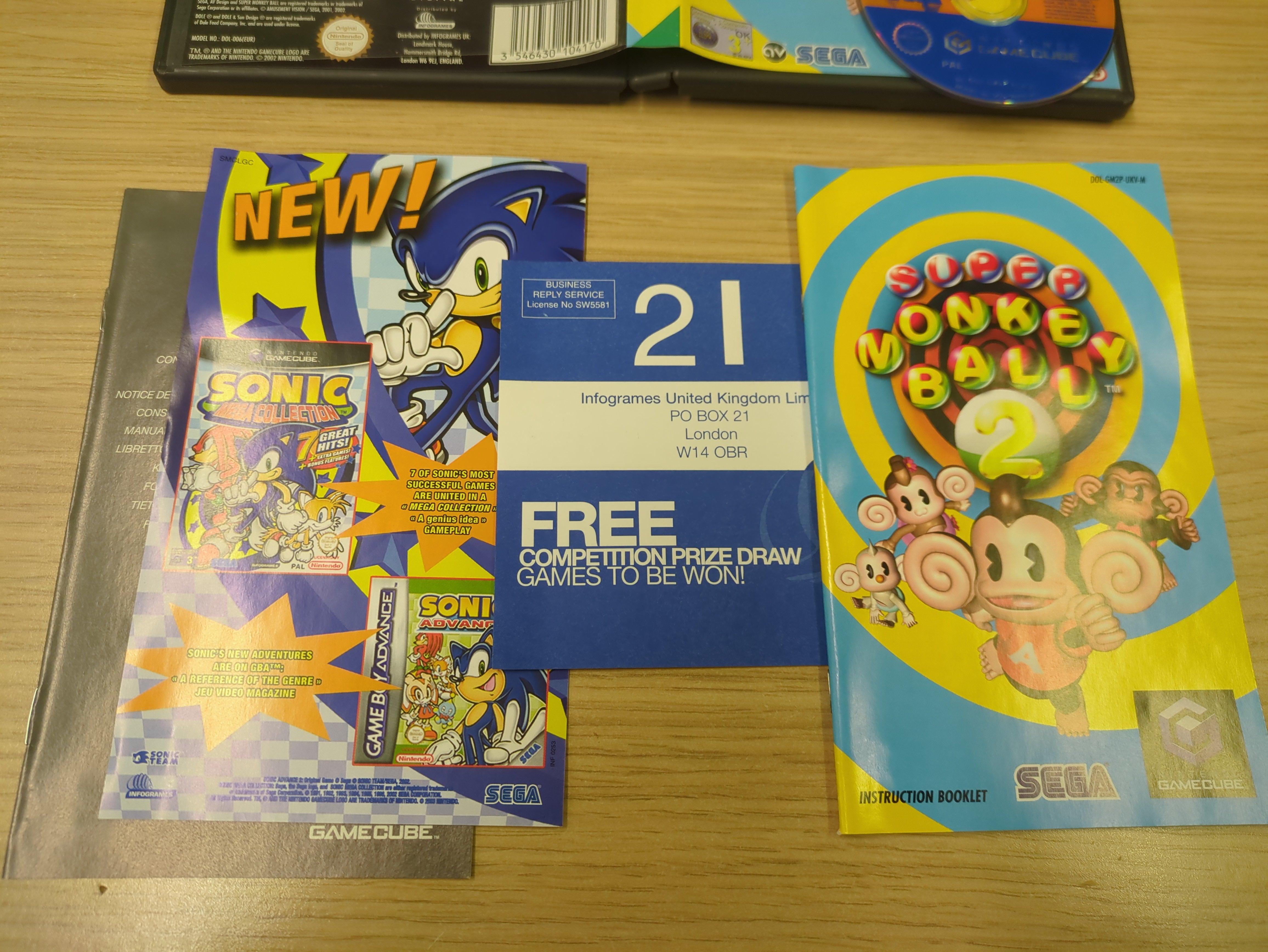 Super Monkey Ball 2 Nintendo GameCube game Super Monkey Ball 2 Nintendo GameCube game